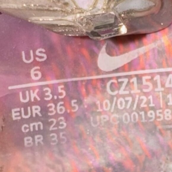 Nike Air Zoom Alphafly Next% Flyknit Running Shoes US 6 CZ1514-501 Hyper Violet - Picture 6 of 6